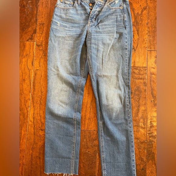 J. Crew Premium Straight high waisted button fly jeans size 26 - Picture 2 of 9